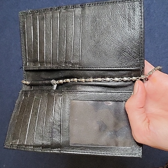 Genuine leather wallet that can be worn as purse - Picture 5 of 8